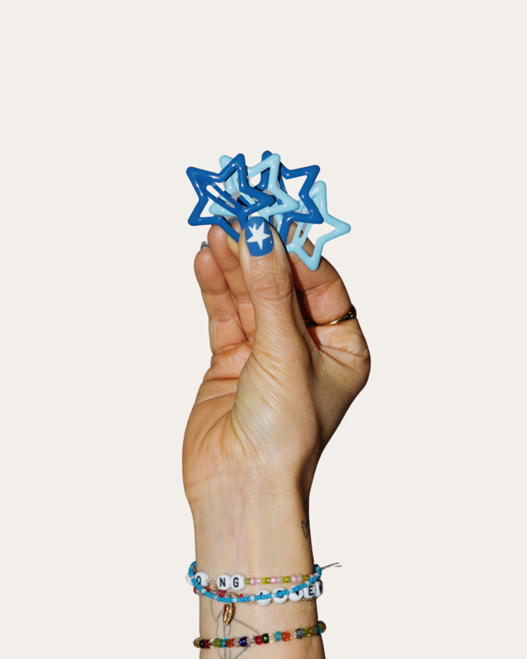 Cobalt star clips