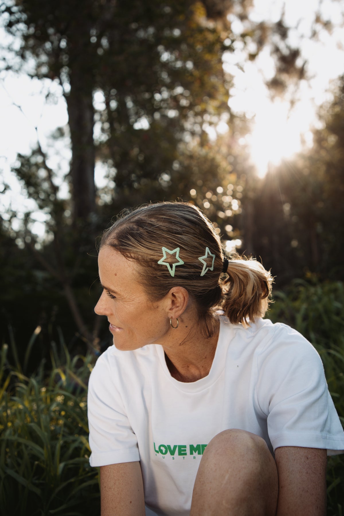 glow in the dark star clips